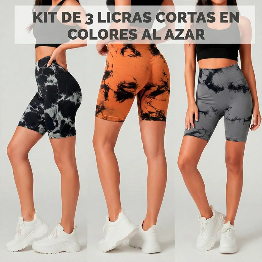 YZ-50-A KIT DE 3 LICRAS CORTAS 8636